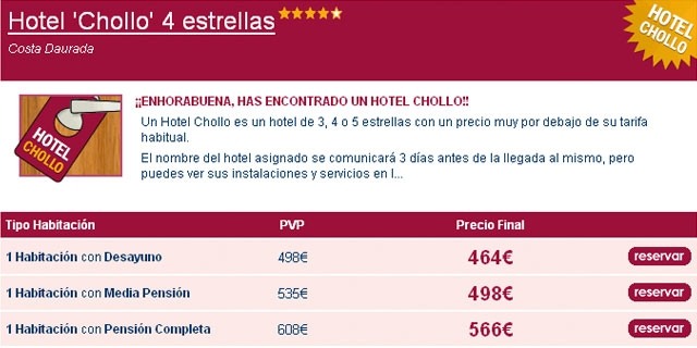 Hoteles Chollo, una opción diferente a la hora de planificar tus vacaciones
