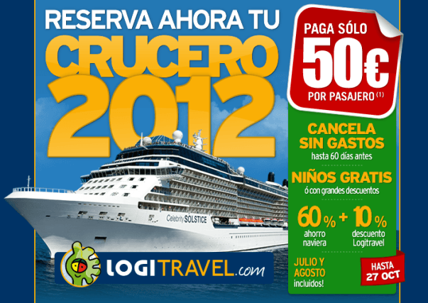 Logitravel adelanta la temporada de cruceros 2012