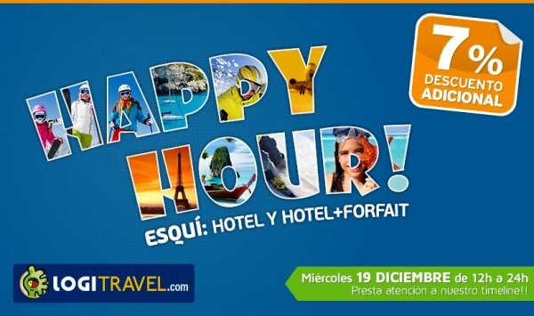 Llega la Happy Hour de esquí a Logitravel