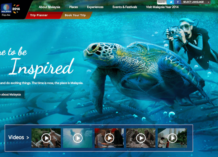 Los mejores diseños de webs de destinos turísticos