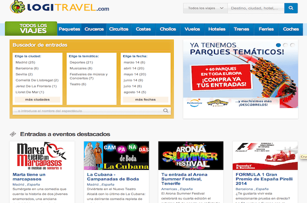 Comienza la venta de entradas para parques temáticos y espectáculos