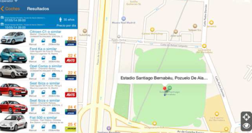 Llega la geolocalización en el alquiler de coches