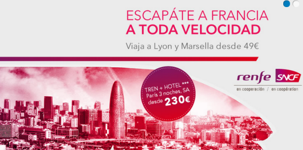 Escápate a Francia a gran velocidad