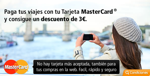 Aprovéchate y paga tus viajes con Mastercard