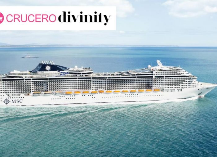 Crucero Divinity, el glamour llega al mar