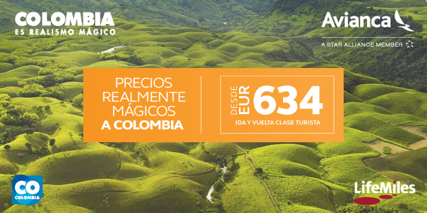 Anímate a volar a Colombia con Avianca