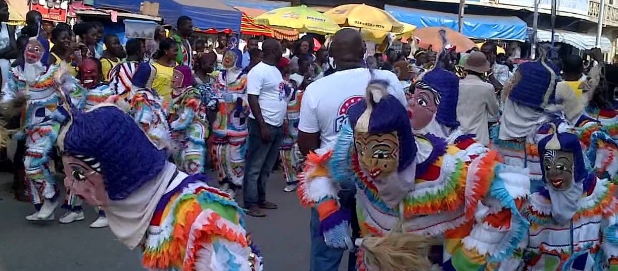 Celebración de la Navidad en Ghana