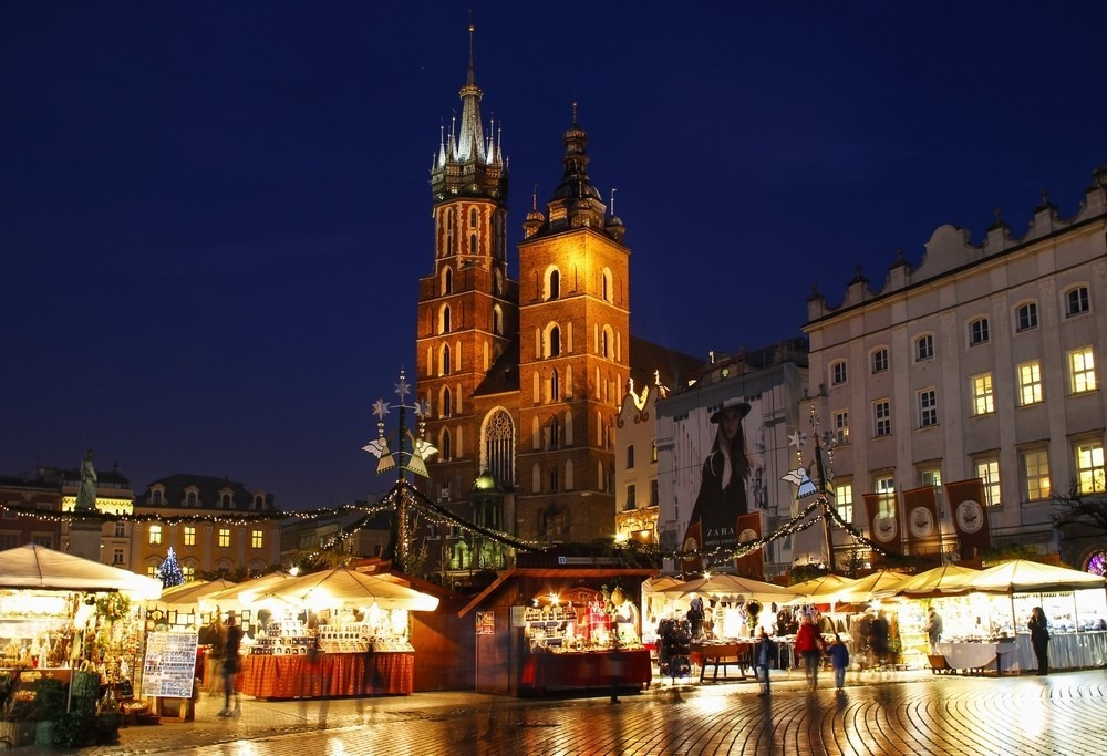 Mercadillo Navideño en Cracovia