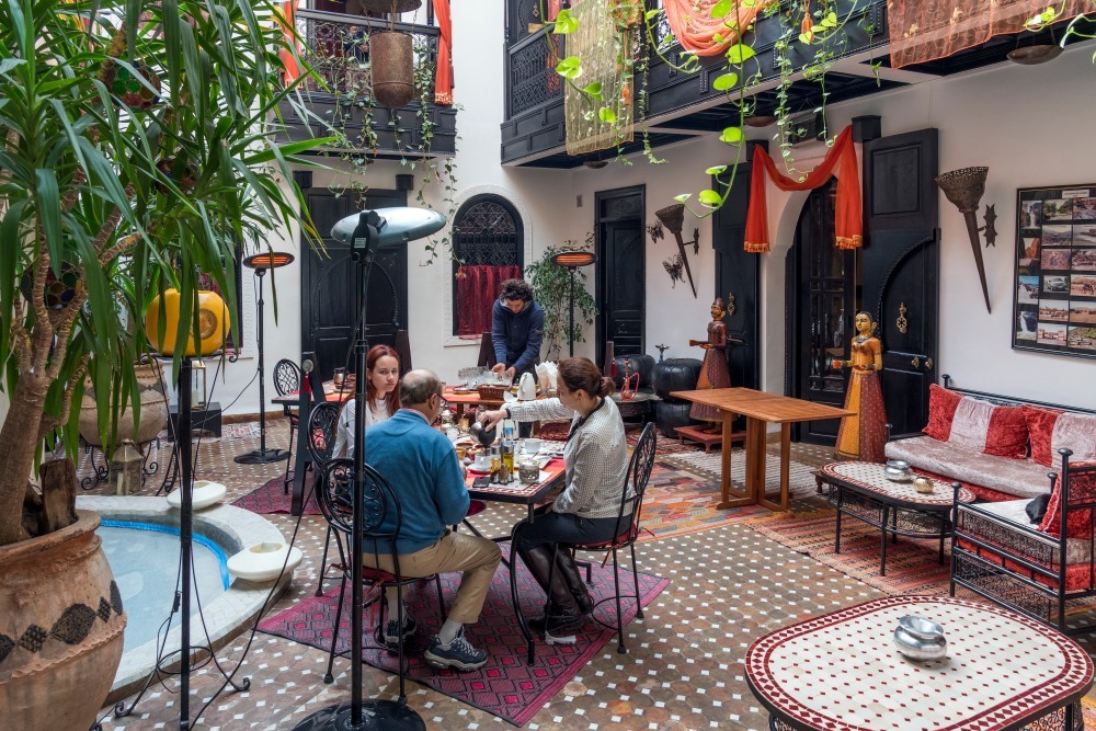 Riad tradicional marroquí