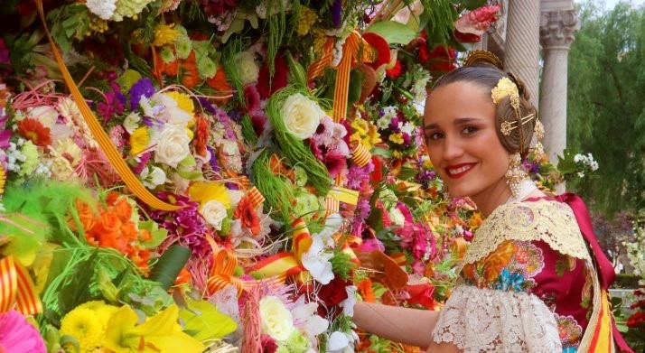 La tradición de la ofrenda de flores