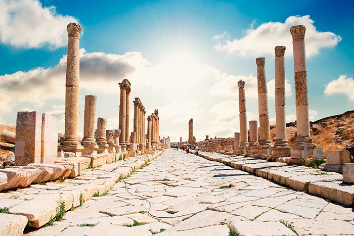 Jordania Jerash, la Pompeya del Este