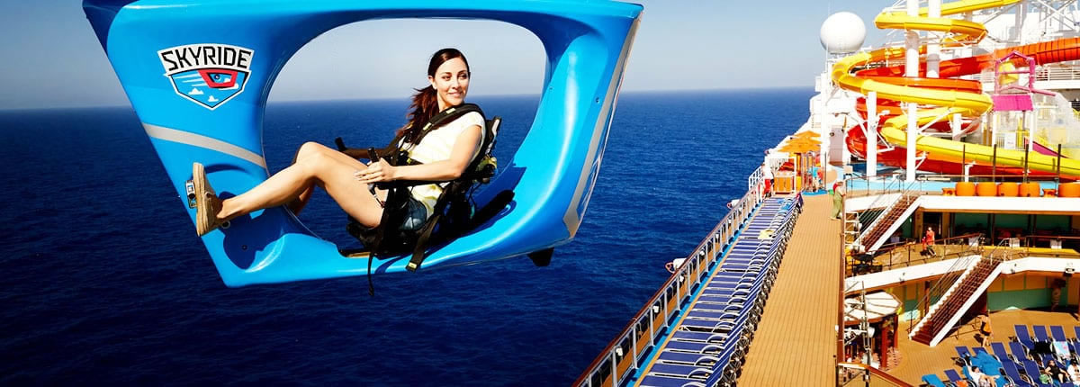 Las instalaciones más increíbles a bordo de cruceros