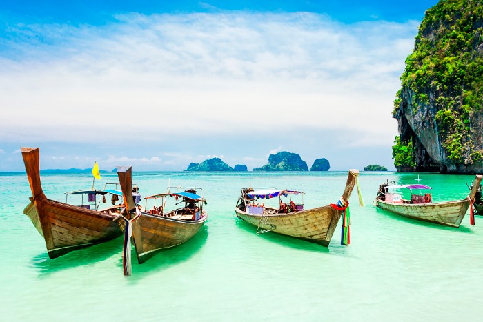 Tailandia Playa en las Phi Phi