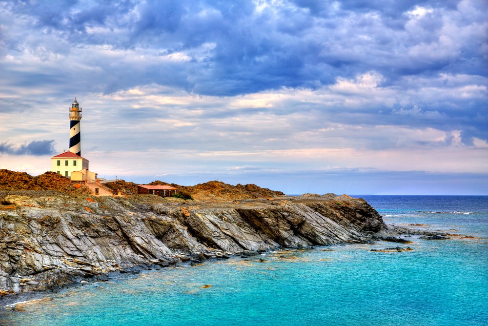 Increíbles vistas del Faro de Favàritx en Mahón, Menorca