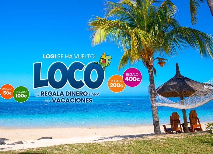 ¡Logi se ha vuelto loco! Tus vacaciones al mejor precio con Logitravel