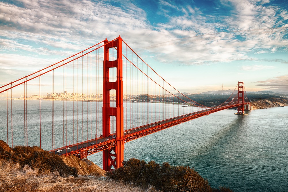 Golden Gate, el mítico puente rojo de San Francisco. TAP Air Portugal