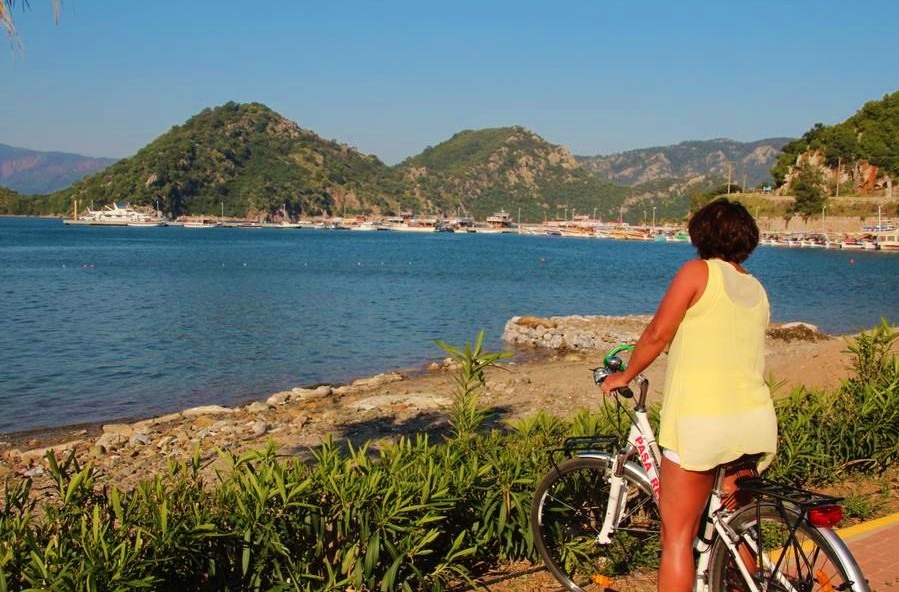 Vistas a una playa en Marmaris