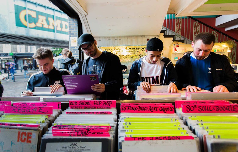 Tienda de la música en Camden Town