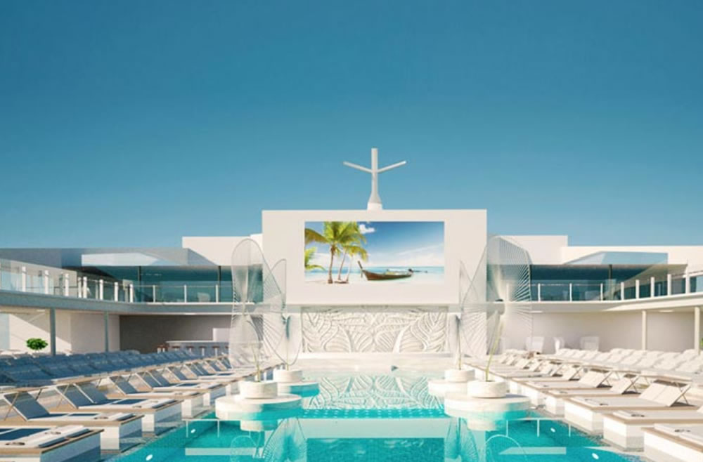 Espectacular piscina del MSC Grandiosa