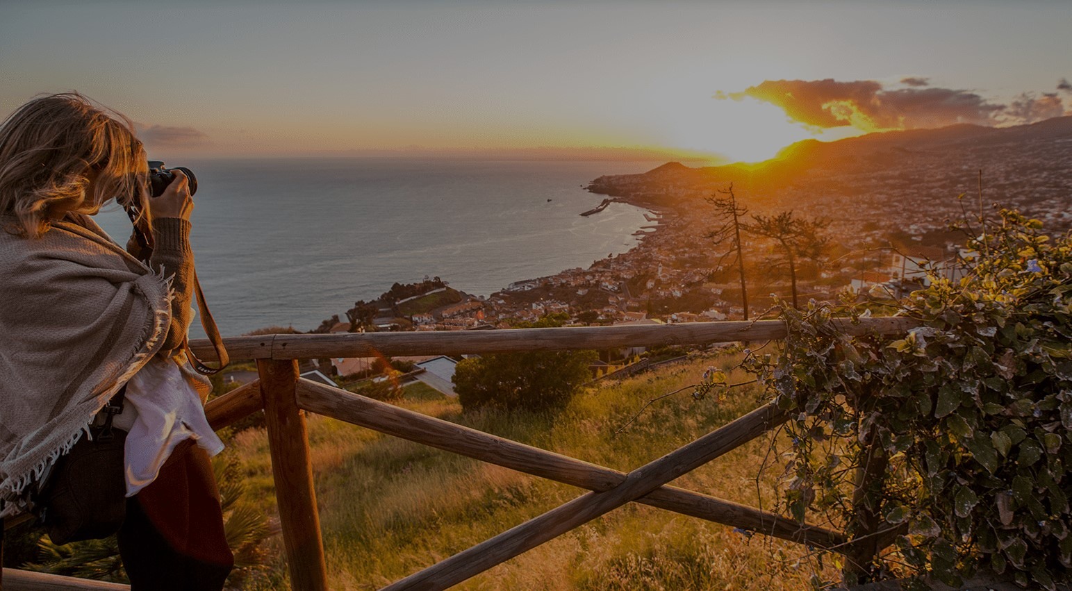 Vistas de Madeira desde un mirador
