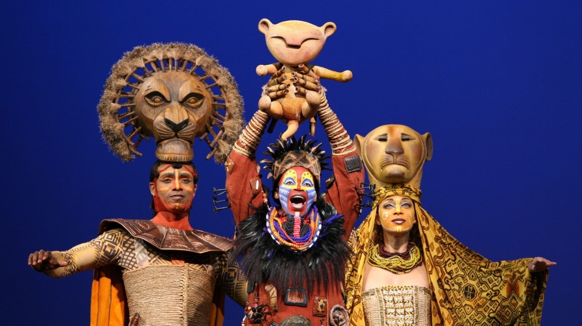 Escena del musical de El Rey León