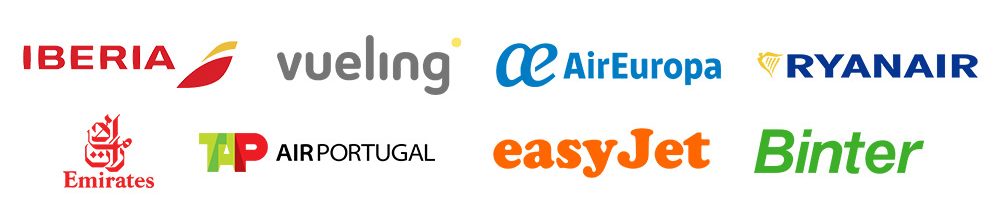 logos aerolíneas - volar embarazada