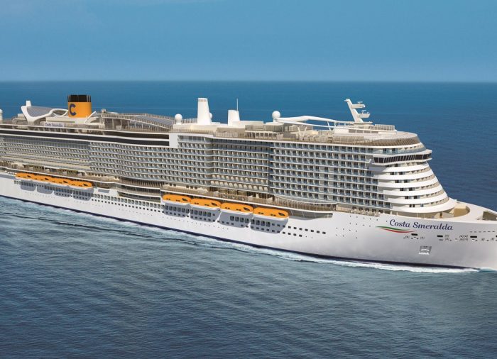 El Costa Smeralda vuelve a navegar esta semana