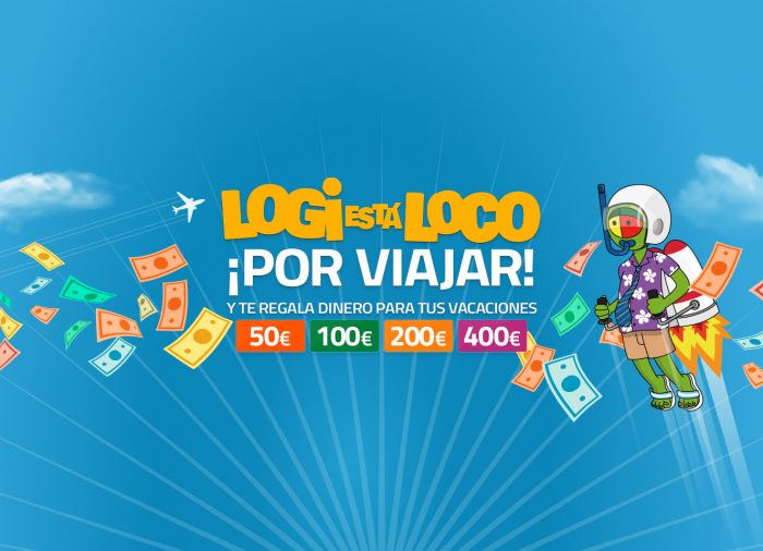 Logi está loco por viajar ¿y tú?