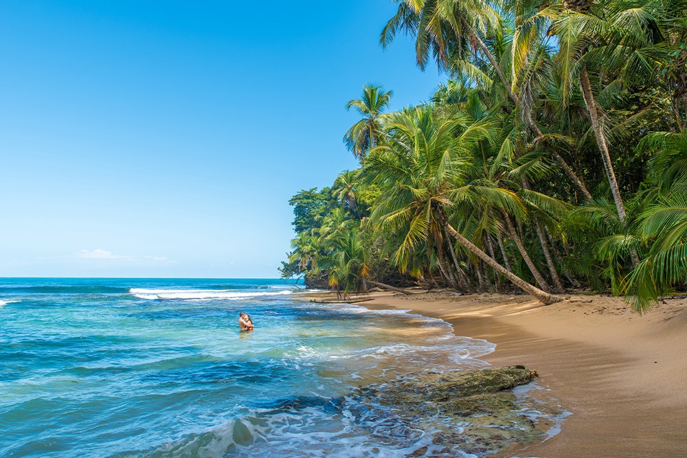 Playa en Costa Rica