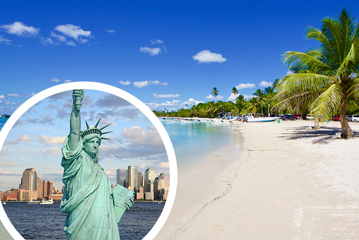 Reserva tu Viaje Combinado perfecto a Estados Unidos y el Caribe al mejor precio