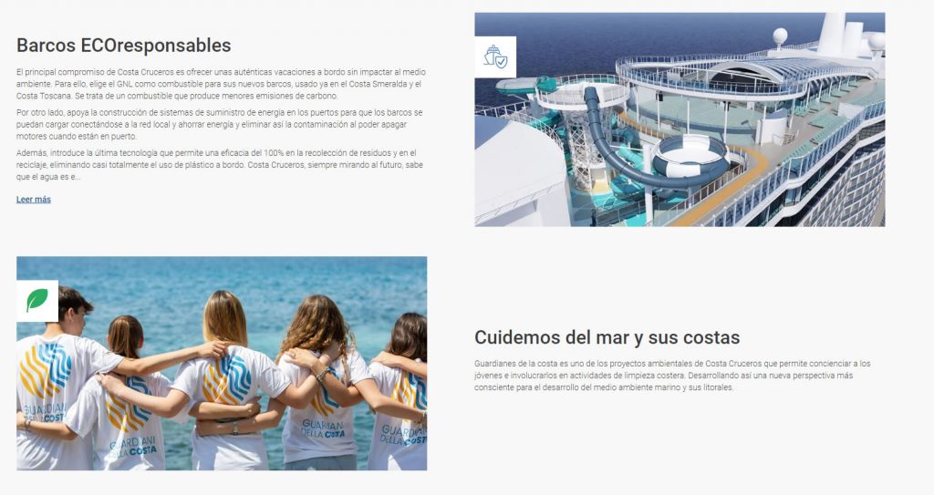 Descubre lo que hace cada naviera para fomentar la sostenibilidad de los cruceros