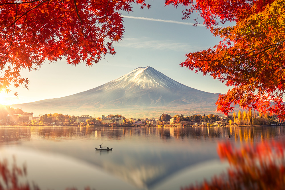 Monte Fuji en un itinerario completo de 15 días por Japón