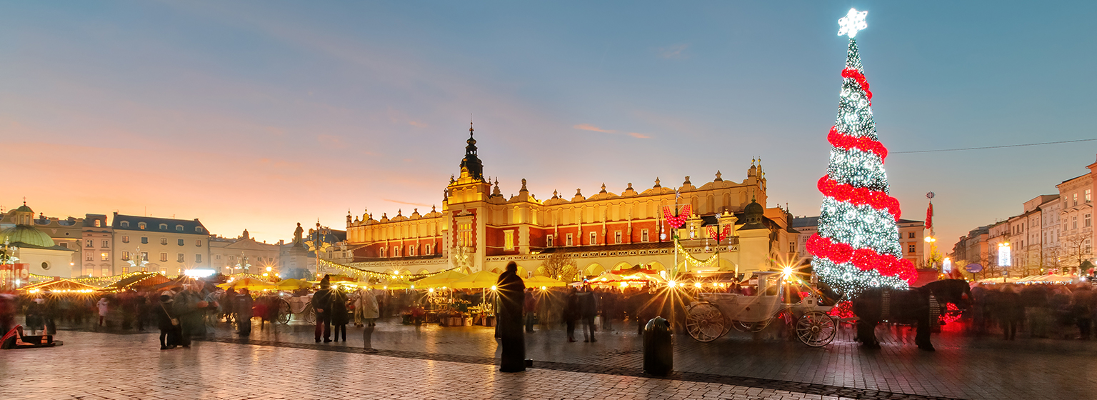 Mercado navideño de Cracovia