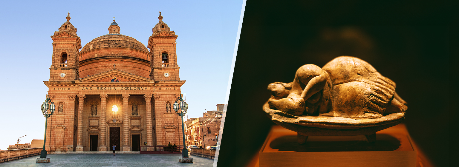 Concatedral de San Juan / Museo de Arqueología en La Valletta
