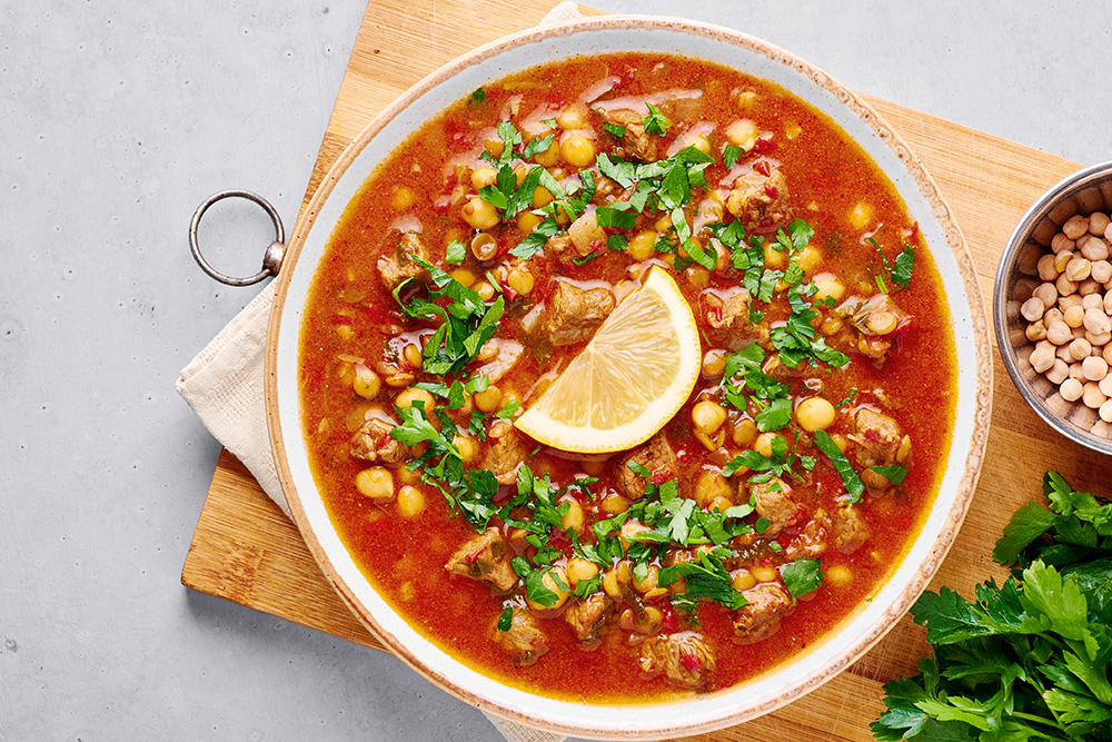 Sopa Harira, un plato típico de Marruecos