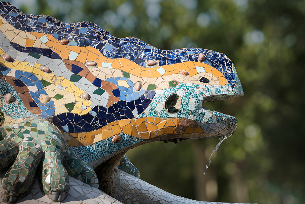 Parque Güell, una obra del arquitecto Gaudí y parada obligatoria en la ruta del Modernismo por Barcelona.