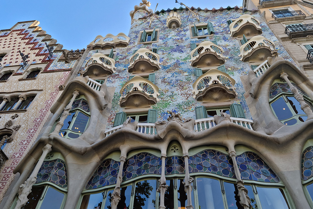 Casa Batlló, del arquitecto Gaudí y uno de las paradas en la ruta del Modernismo por Barcelona