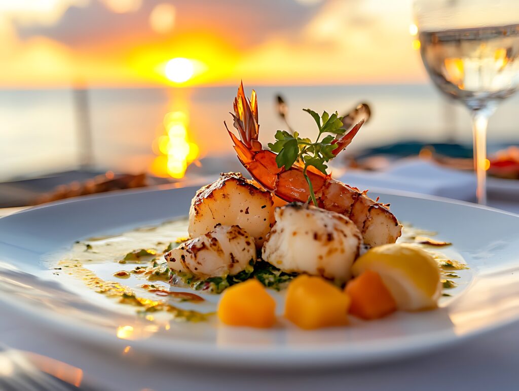 Gastronomía en un crucero